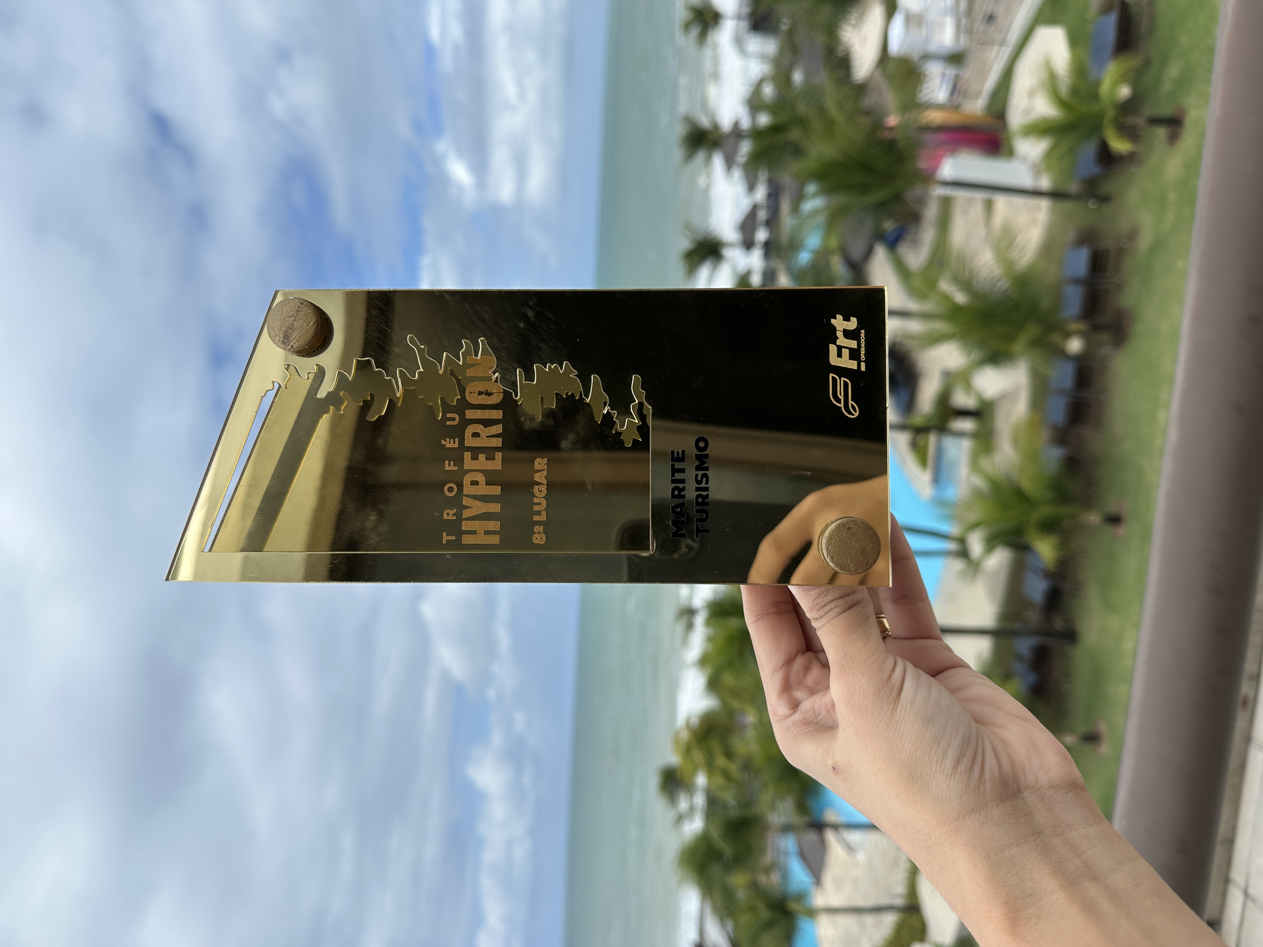 Troféu Hyperion conquistado pela Maritê Turismo